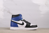 Air Jordan 1 Retro High White Blue Lightning Splicing Basketball Shoes Unisex Sneakers