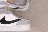 Air Jordan 1 Mule Retro Golf One Foot Grey Casual Versatile Sneaker
