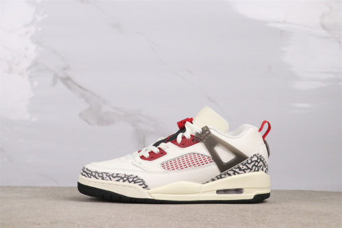 Nike Jordan Spizike Low Retro White Red Black Basketball Shoes Unisex Sneakers