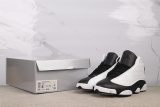 Air Jordan 13 Retro High White Black Basketball Shoes Unisex Sneakers