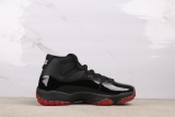 Air Jordan 11 Retro High Black Red Basketball Shoes Unisex Sneakers