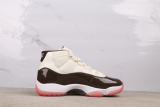 Air Jordan 11 Retro High Brown Pink Basketball Shoes Men Sneakers