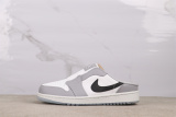Air Jordan 1 Mule Retro Golf One Foot Grey Casual Versatile Sneaker