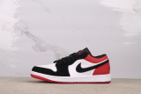 Air Jordan 1 Retro Low White Red Basketball Shoes Unisex Versatile Sneakers