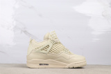 Air Jordan 4  Rattan  Retro Basketball Shoes Unisex Casual Sneakers