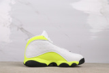 Air Jordan 13  BRIGHT CACTUS Retro High Basketball Shoes Unisex Sneakers