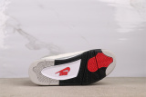 Air Jordan 4  White Cement  Retro Basketball Shoes Unisex Sneaker