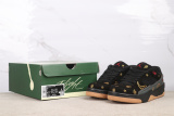 Nike Jordan Flight Court Retro Black Brown Printed Basketball Shoes Men Sneaker