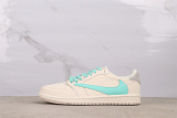 Air Jordan 1 Retro Low Yellow Light Green Inverted Hook Basketball Shoes Unisex Sneaker
