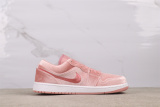 Air Jordan 1 Low Retro Fan Velvet Basketball Shoes Women Sneaker