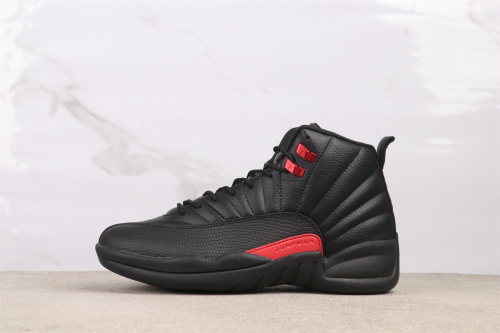 Air Jordan 12  Twist  Retro High Black Red Basketball Shoes Men Sneaker