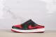 Air Jordan 1 Mule Golf One Step Black Blue Casual Versatile Sneaker