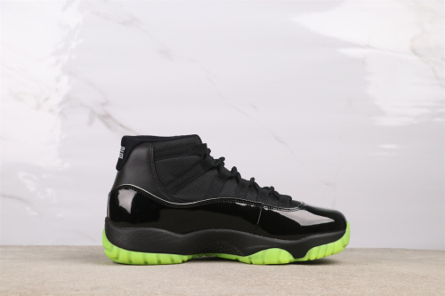 Air Jordan 11 Retro High Black Green Basketball Shoes Men Sneaker