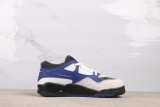 Air Jordan 4 Retro Black White Blue Basketball Shoes Unisex Sneaker