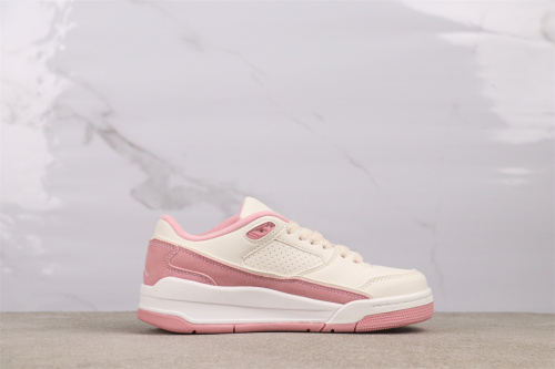 Nike Jordan Flight Court  Navy Retro White Pink Basketball Shoes Women Sneakers