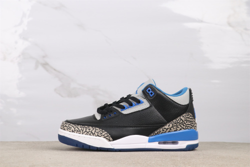 Air Jordan 3 Retro “Sport Blue” Basketball Shoes Unisex Sneakers