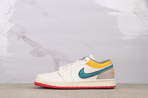 Air Jordan 1 Low  Lace Toggle  Retro Basketball Shoes Unisex Sneakers
