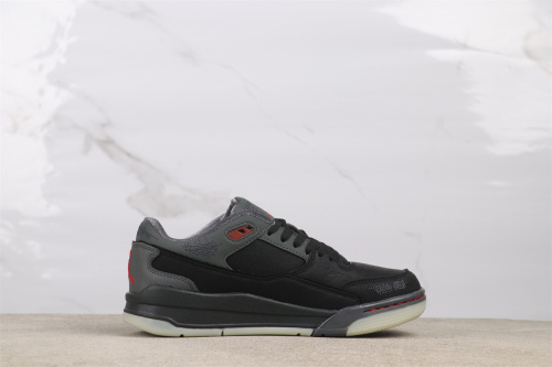 Nike Jordan Flight Court  Black/Varsity Red  Retro Basketball Shoes Unisex Sneakers