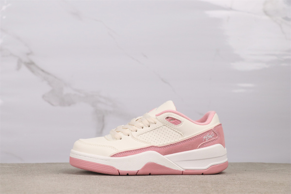 Nike Jordan Flight Court  Navy Retro White Pink Basketball Shoes Women Sneakers