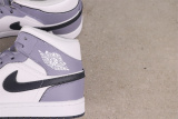 Air Jordan 1 Mid Retro Haze Purple Basketball Shoes Unisex Sneakers