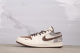Stussy x Air Jordan 1 Retro Brown Basketball Shoes Unisex Sneakers