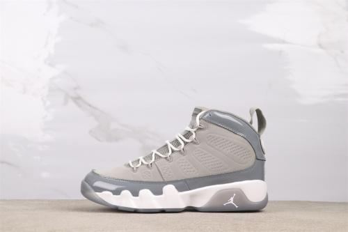 Air Jordan 9  Cool Grey  Retro High Basketball Shoes Men Sneakers