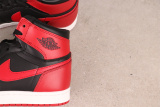 Air Jordan 1 High'85  Bred  Retro Black Red Basketball Shoes Men Sneakers