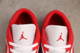 Air Jordan 1 Retro Mid White Red Basketball Shoes Unisex Sneakers