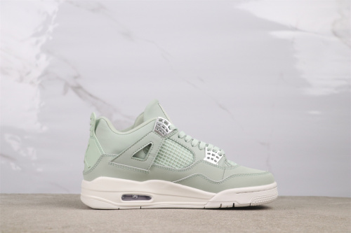 Air Jordan 4  Seafoam  Green Retro Basketball Shoes Unisex Sneaker