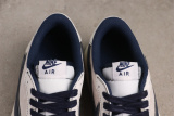 Travis Scott x Supreme x Air Jordan 1 Low Retro Low Beige Blue Basketball Shoes Unisex Sneakers