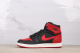 Air Jordan 1 High'85  Bred  Retro Black Red Basketball Shoes Men Sneakers