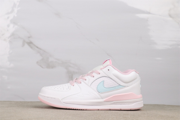 Air Jordan Stadium 90 Retro White Pink Basketball Shoes Women Sneakers