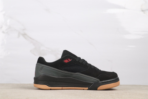 Nike Jordan Flight Court  Navy  Retro Black Red Basketball Shoes Men Sneaker