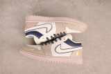 Bape x Air Jordan 1 Retro Low Light Brown Basketball Shoes Unisex Sneaker