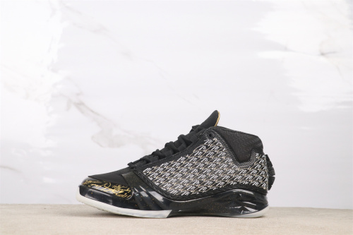 Air Jordan 23  Trophy Room  retro high black gold basketball shoes Men Sneaker