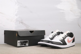Air Jordan 1 Low Retro White Black Pink Basketball Shoes Unisex Sneaker