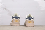 Bape x Air Jordan 1 Retro Low Light Brown Basketball Shoes Unisex Sneaker