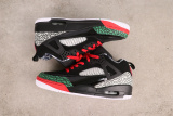 Nike Jordan Spizike Low Retro Black Green Basketball Shoes Unisex Sneaker
