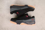 Nike Jordan Flight Court  Navy  Retro Black Red Basketball Shoes Men Sneaker