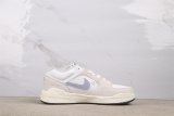 Air Jordan Stadium 90 Retro Low Light Brown Grey Basketball Shoes Unisex Sneaker