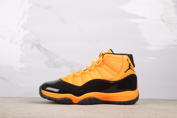 Air Jordan 1 Retro High Black Orange Yellow Basketball Shoes Men Sneaker
