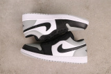 Air Jordan 1 Low  Shadow Toe  Retro Basketball Shoes Couple Sneaker