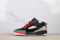 Nike Jordan Spizike Low Retro Black Green Basketball Shoes Unisex Sneaker