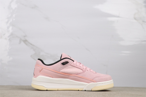 Nike Jordan Flight Court Retro White Pink Basketball Shoes Unisex Sneaker