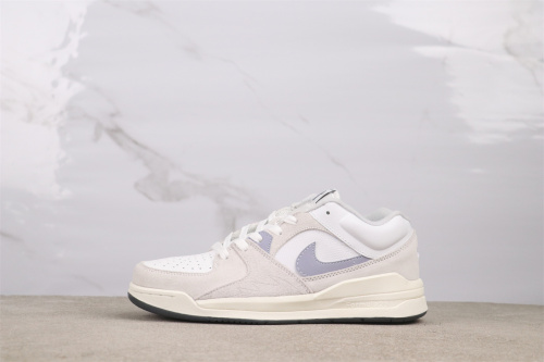 Air Jordan Stadium 90 Retro Low Light Brown Grey Basketball Shoes Unisex Sneaker