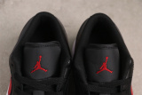 Air Jordan 1 Low Retro Black Red Basketball Shoes Men Sneaker