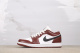 Air Jordan 1 Retro Low Wine Red Black Hook Basketball Shoes Men Sneaker