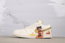 The North Face x Air Jordan 1 Retro Nezha Hand Drawn Graffiti Basketball Shoes Unisex Sneaker