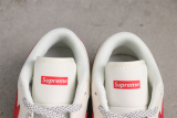 Supreme x Air Jordan 1 Low Retro Basketball Shoes Unisex Sneaker