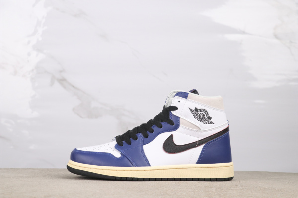 Air Jordan 1 High  DEEP ROYAL BLUE  Retro Basketball Shoes Unisex Sneaker